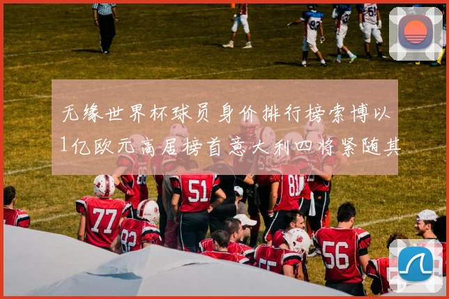 无缘世界杯球员身价排行榜索博以1亿欧元高居榜首意大利四将紧随其后